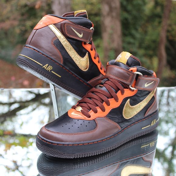 Nike Air Force 1 Mid ID 2006 Premium Leather - Picture 3 of 16